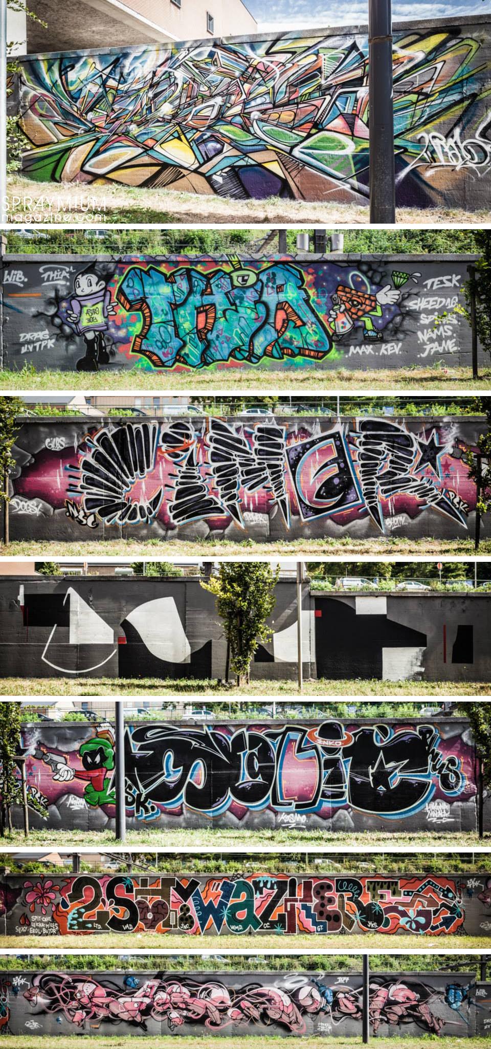 kosmopolite art tour louvainlaneuve farmprod graffiti streetart spraymium