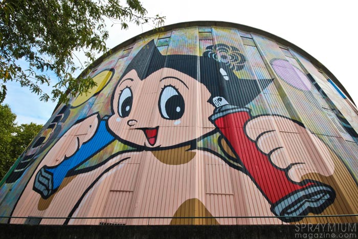 speedy graphito evry street art mural muralism urban art fresque agora spraymium