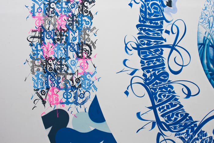 blue point shoof tarek benaoum urbandrone legz reaone hipopsession pick up nantes exposition graffiti calligraphie spraymium