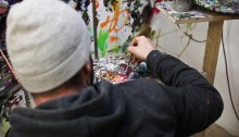 arnaud liard exposition vertiges galerie gilbert dufois peinture toile canvas postgraffiti urbanart spraymium