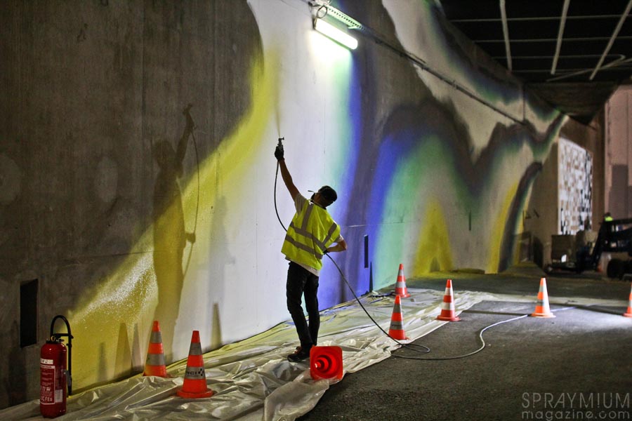 felipe pantone docs ultraboyz lasco project palais de tokyo vinci postgraffiti mural spraymium